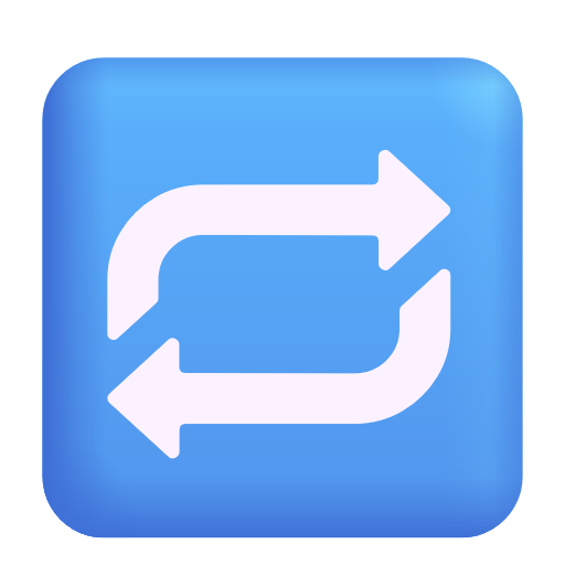 Repeat Button as drawn by Microsoft 3D Fluent in Fluent 15.1