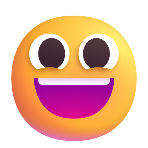 Grinning Face with Big Eyes, the design in this release