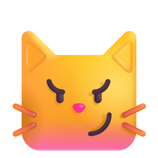 Gato Haciendo Una Mueca as drawn by Microsoft 3D Fluent in Fluent 15.1