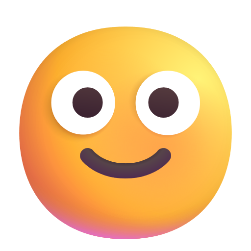 Slightly Smiling Face as drawn by Microsoft 3D Fluent in Fluent 15.1