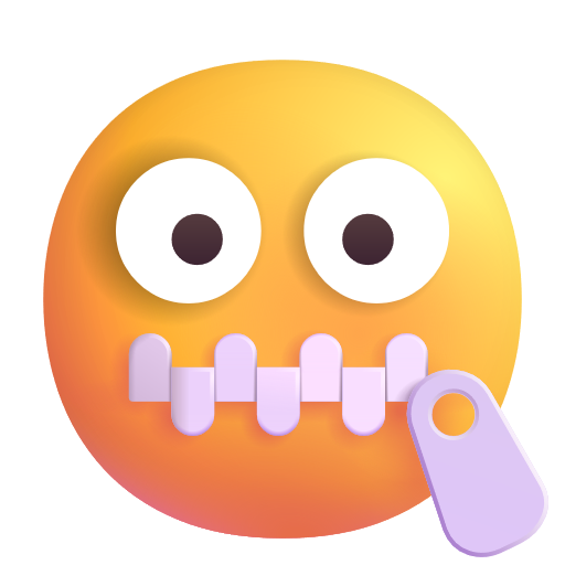 Zipper-Mouth Face, the design in this release