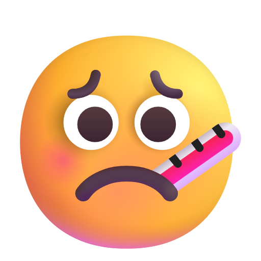 Face with Thermometer as drawn by Microsoft 3D Fluent in Fluent 15.1