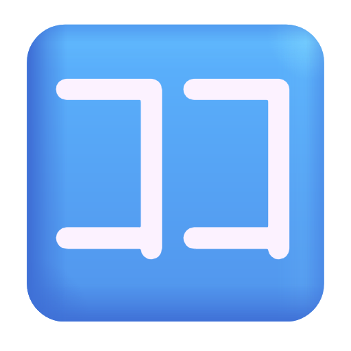 Japanese “here” button as rendered by Microsoft 3D Fluent