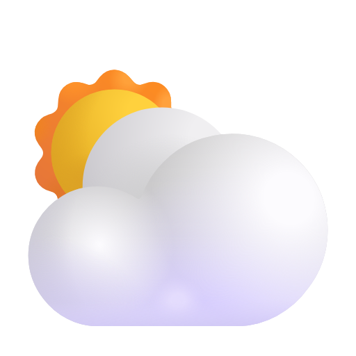 Sonne hinter großer Wolke as rendered by Microsoft 3D Fluent