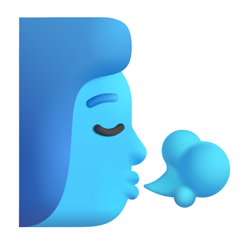 ์ผ๊ตด์ด ์๋ ๋ฐ๋ as rendered by Microsoft 3D Fluent