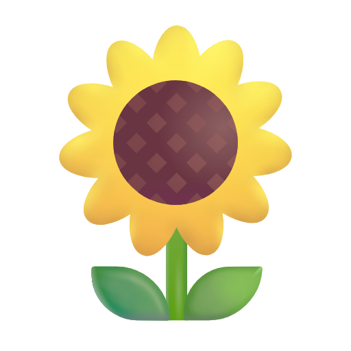 Sonnenblume as rendered by Microsoft 3D Fluent