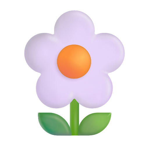 开花 as rendered by Microsoft 3D Fluent