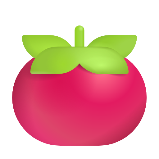 tomate as rendered by Microsoft 3D Fluent