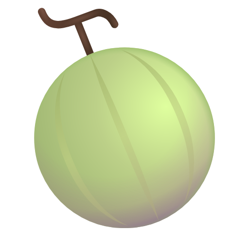 Melon as drawn by Microsoft 3D Fluent in Fluent 16.0