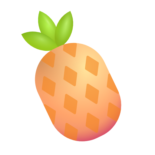 파인애플 as rendered by Microsoft 3D Fluent