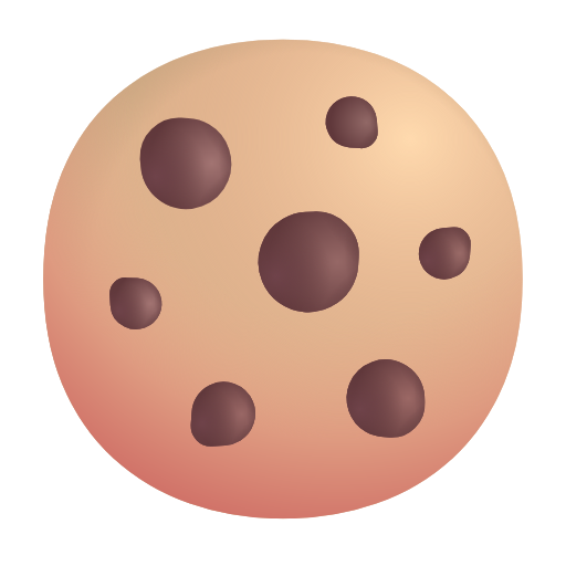 cookie as rendered by Microsoft 3D Fluent
