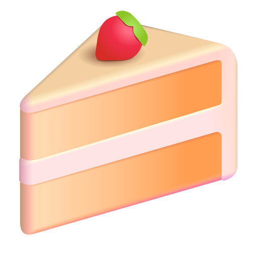 ショートケーキ as rendered by Microsoft 3D Fluent