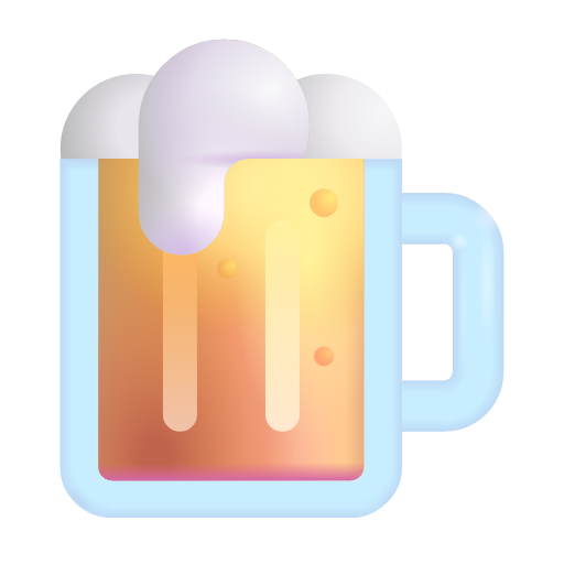 beer mug as rendered by Microsoft 3D Fluent