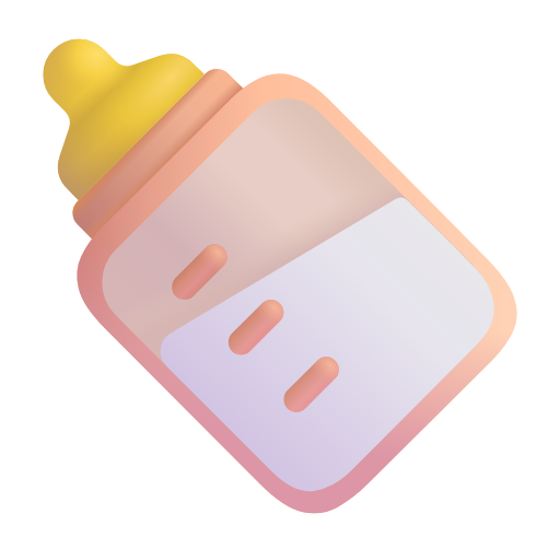 baby bottle as rendered by Microsoft 3D Fluent
