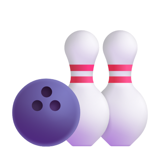bowling as rendered by Microsoft 3D Fluent