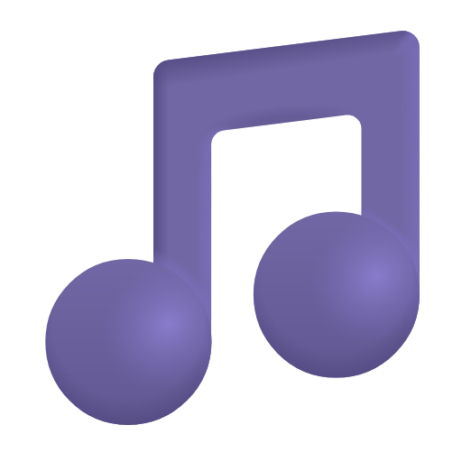 nota musicale as rendered by Microsoft 3D Fluent