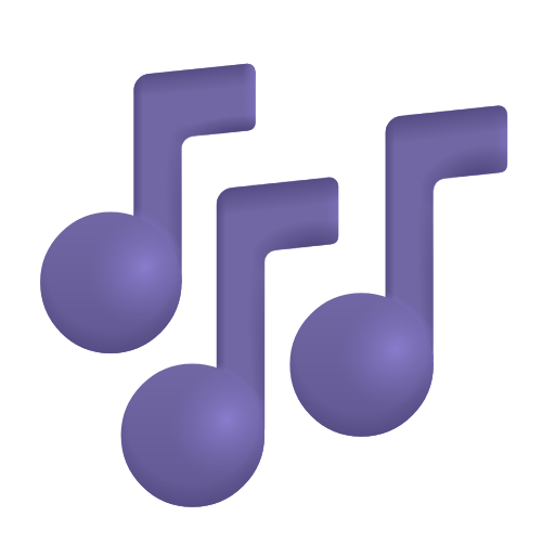 note musicali as rendered by Microsoft 3D Fluent