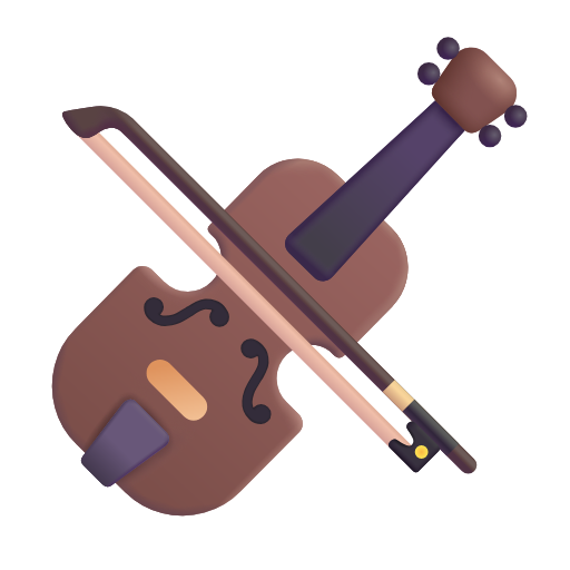 バイオリン as rendered by Microsoft 3D Fluent
