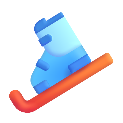 Ski as rendered by Microsoft 3D Fluent