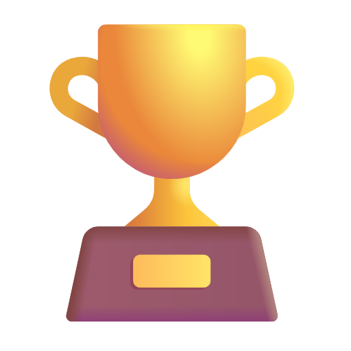 trophy as rendered by Microsoft 3D Fluent