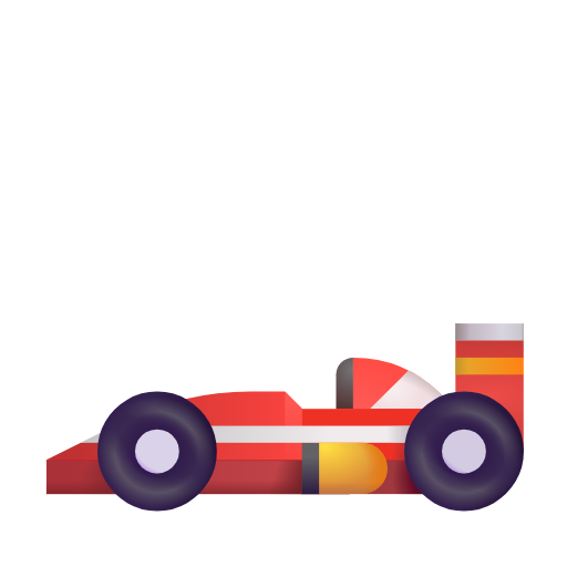 racing car as rendered by Microsoft 3D Fluent