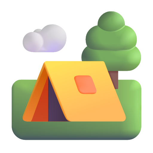 camping as rendered by Microsoft 3D Fluent