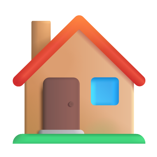 maison as rendered by Microsoft 3D Fluent