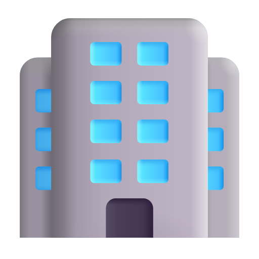 office building as rendered by Microsoft 3D Fluent
