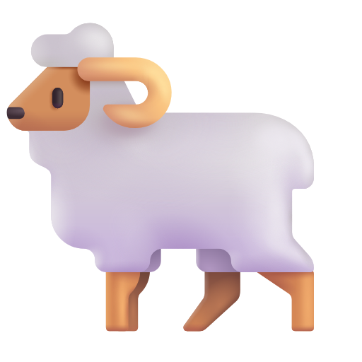 ram as rendered by Microsoft 3D Fluent