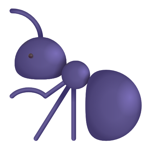 Ameise as rendered by Microsoft 3D Fluent