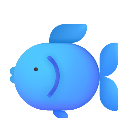 pesce as rendered by Microsoft 3D Fluent