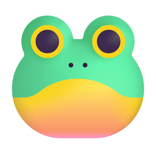 Frog as drawn by Microsoft 3D Fluent in Fluent 16.0