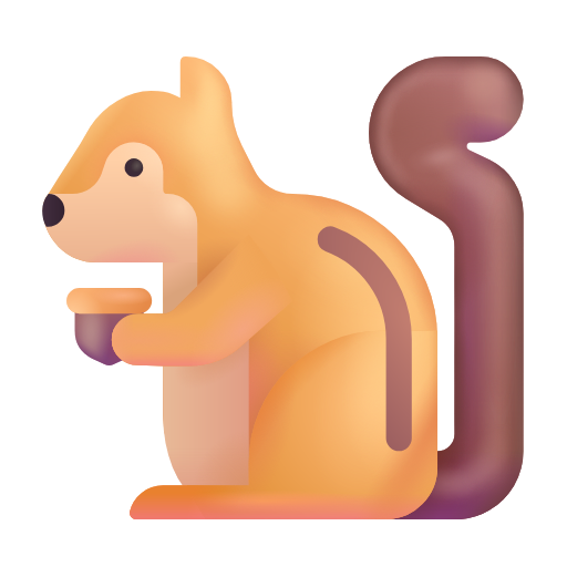 Streifenhörnchen as rendered by Microsoft 3D Fluent