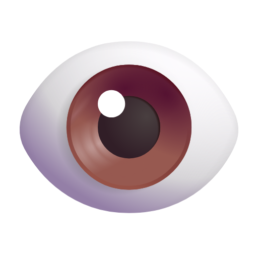 eye as rendered by Microsoft 3D Fluent