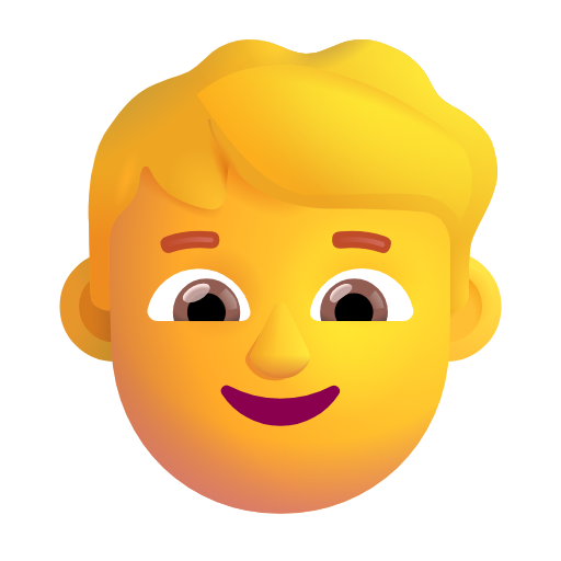 bambino as rendered by Microsoft 3D Fluent