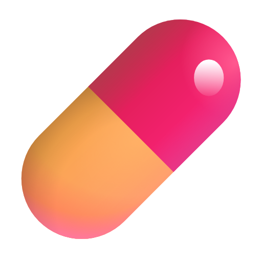 pill as rendered by Microsoft 3D Fluent