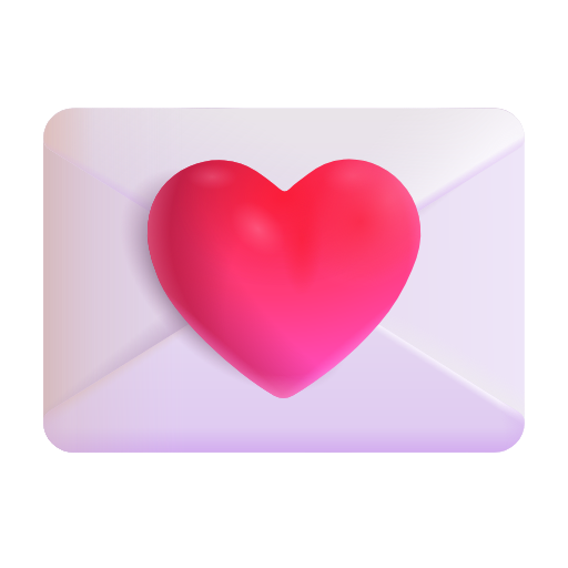lettera d’amore as rendered by Microsoft 3D Fluent