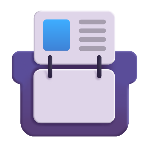 card index as rendered by Microsoft 3D Fluent