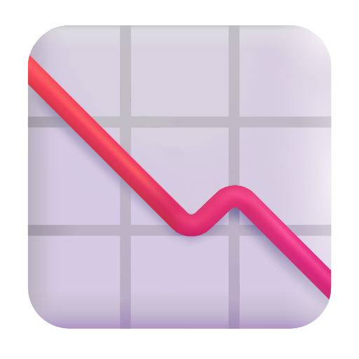 grafico con andamento negativo as rendered by Microsoft 3D Fluent
