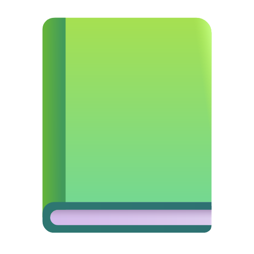 green book as rendered by Microsoft 3D Fluent