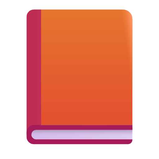 orange book as rendered by Microsoft 3D Fluent