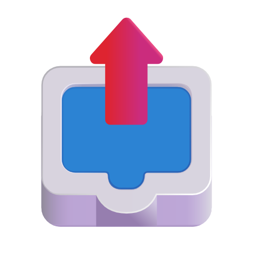 outbox tray as rendered by Microsoft 3D Fluent