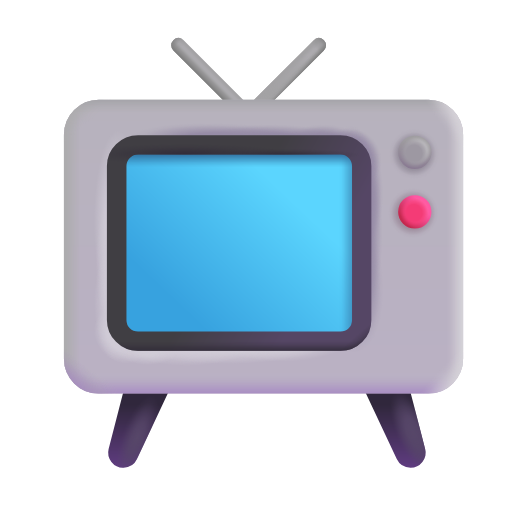 Fernseher as rendered by Microsoft 3D Fluent