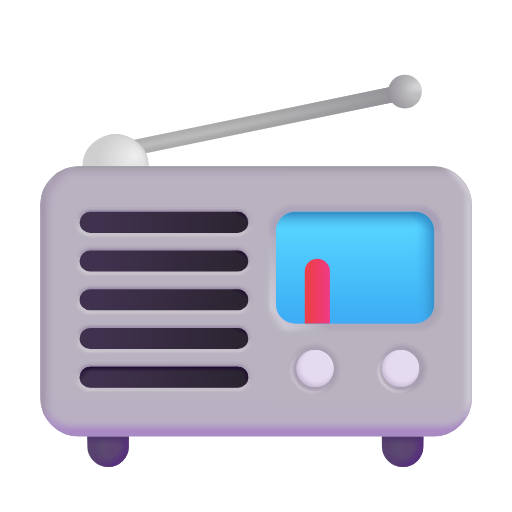 radio as rendered by Microsoft 3D Fluent