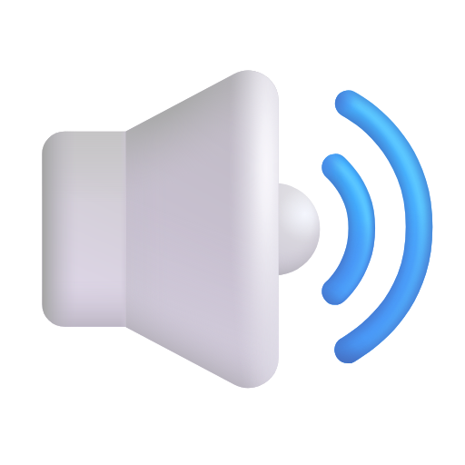 speaker high volume as rendered by Microsoft 3D Fluent