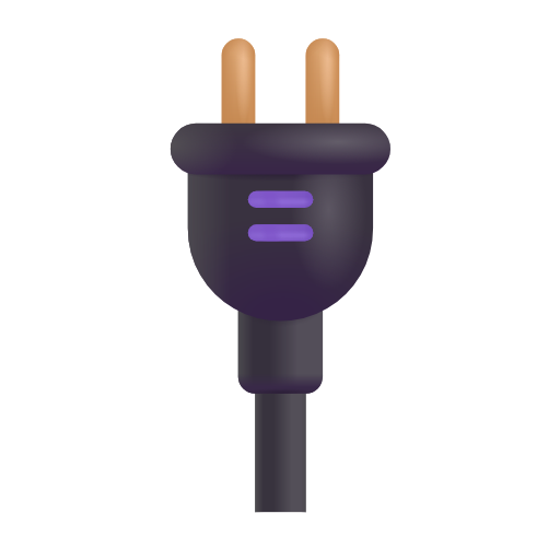 Netzstecker as rendered by Microsoft 3D Fluent