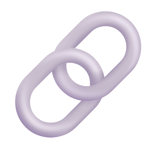 Linksymbol as rendered by Microsoft 3D Fluent