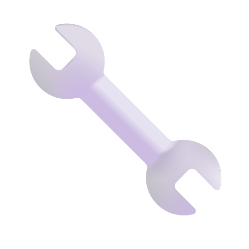 chiave inglese as rendered by Microsoft 3D Fluent
