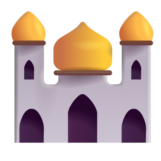 mosque as rendered by Microsoft 3D Fluent