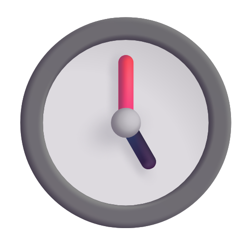 다섯 시 as rendered by Microsoft 3D Fluent